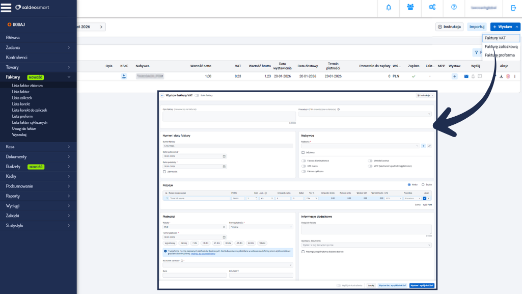 Bezpłatny program do fakturowania